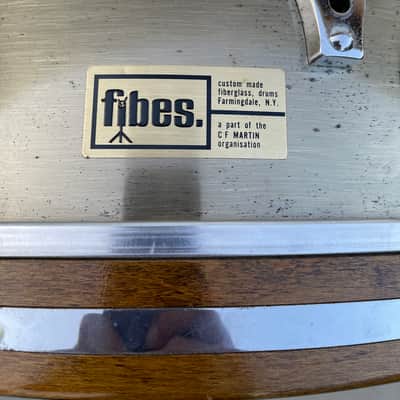 Fibes Bass Drum 22x14 Early 70s - Brass image 3