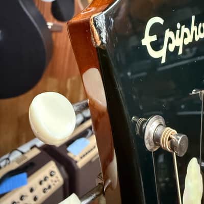 Epiphone FT-79 AN Inspired by Texan Reissue Acoustic Electric Guitar -2009 - Antique Natural w/hard case image 10