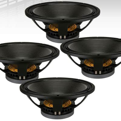 4x B&C 18TBX100-4 4-Ohm 18" Subwoofer 2400 Watts Low Frequency 35 - 1000 Hz SUB. image 1