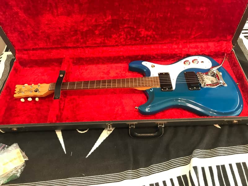 Mosrite  Venture2 1965 Blue Original image 1