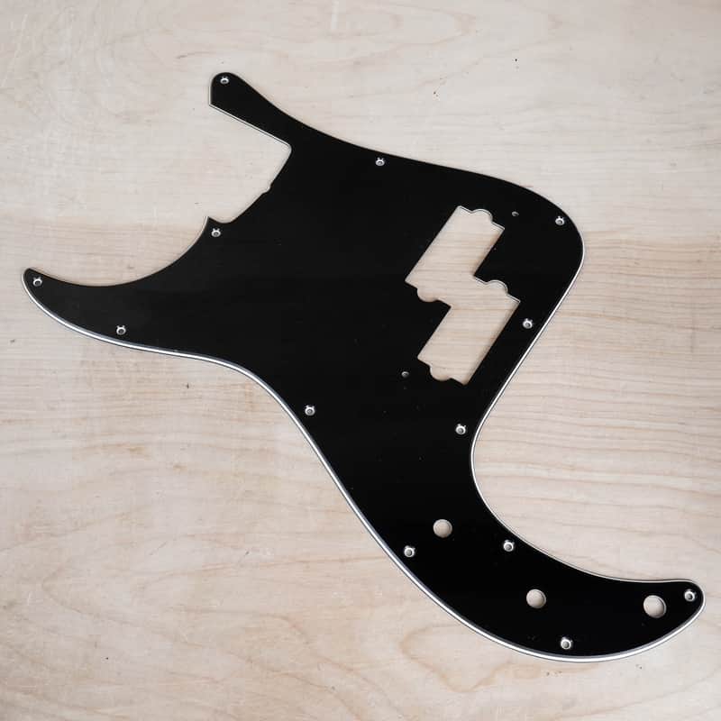 Fender PB62 PB57 LH Precision P Bass Pickguard Left Handed MIJ / CIJ Black 3 Ply Unused Old Stock 13 Hole Vintage Style Reissue image 1