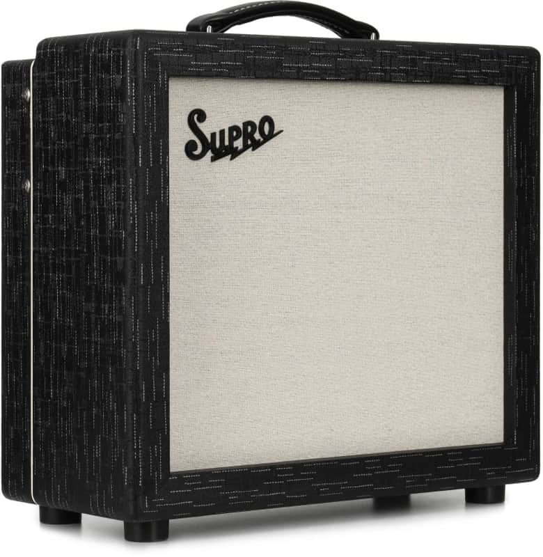 Supro 1614RT Amulet 1 x 12-inch 15-watt Tube Combo Amp - Black Scandia (Amulet12Cd2) image 1