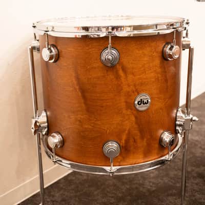DW Collector's Pure Maple Series 4pc Set Satin Oil Finish Honey 22" 10" 12" 16" Standard Shell Type image 6