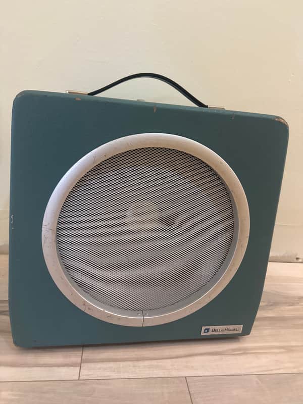 Bell & Howell speaker 60s - Teal image 1