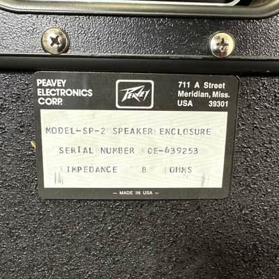 Peavey SP-2 Black Widow Speaker (Pair) image 10