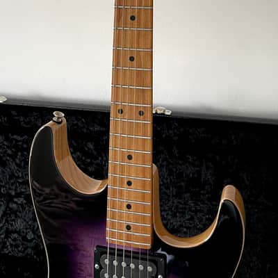 SUMMER SALE!! Tom Anderson Drop Top Natural Purple to T Purple to Black Burst with Binding 2023 image 9