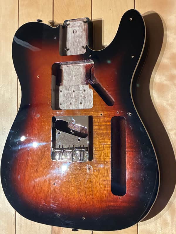 Squier Classic Vibe Custom Telecaster Body with Tonerider Neck Pickup 2024 - 3-tone sunburst image 1