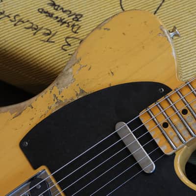 2019 Fender Custom Shop 53 Telecaster Time Machine 30th Anniversary Electric Guitar Heavy Relic Butterscotch Blonde + COA OHSC image 4