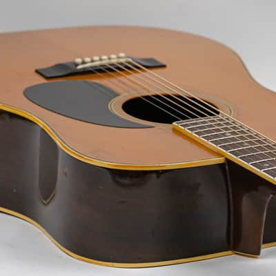 Morris W-23 Dreadnought Acoustic Guitar MIJ with Gigbag - Natural - Vintage image 9