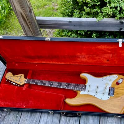 Vintage 1974 Fender Stratocaster Natural Hardtail image 1