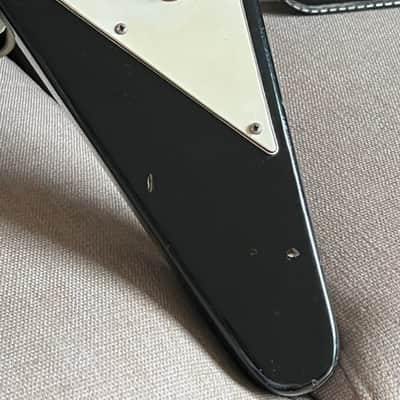 Gibson Flying V 1975 – Ebony – 100% Original – No Breaks – OHSC & Case Key image 15