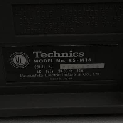 Technics RS-M18 1980 - Silver image 9