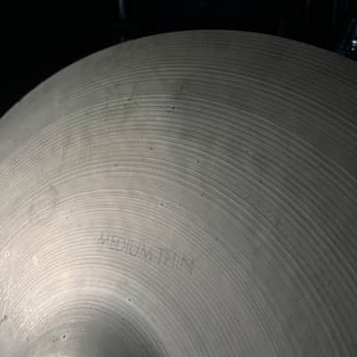 Vintage 50's/60's Zildjian A Medium-Thin 20" Ride 1790g. (Bag 1) image 3