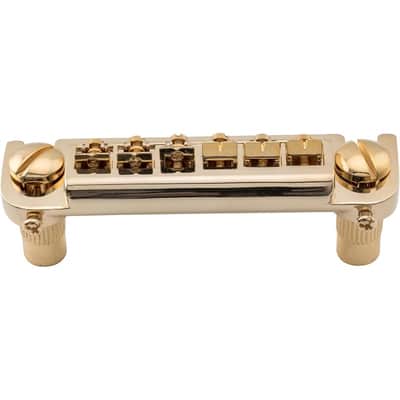 52.5mm Adjustable Wraparound Bridge Tailpiece for Epiphone Les Paul Junior LP Style Electric Guitar, Nickel image 1