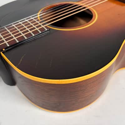 1959 Gibson LG-1 Sunburst Finish Acoustic Guitar w/OSSC image 13