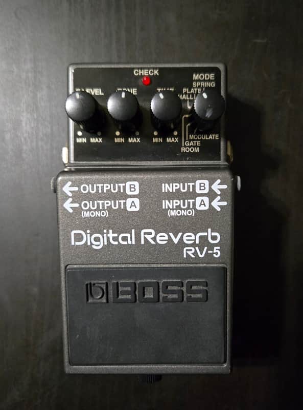 Boss RV-5 Digital Reverb (Dark Gray Label) 2002 - 2015 - Grey