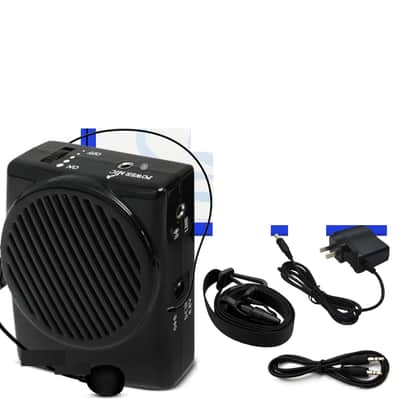 Speak Out Personal Voice Amplifier, Rechargeable Portable Speaker with Wired Microphone Headset for Classroom Teachers, Tour Guide, Presentations – 10watt Power Amplifier image 1