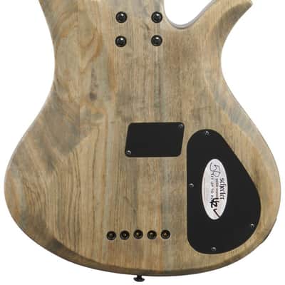 Schecter Riot 5 Electric Bass, Left-Handed (5-String), Satin Aurora Burst image 5