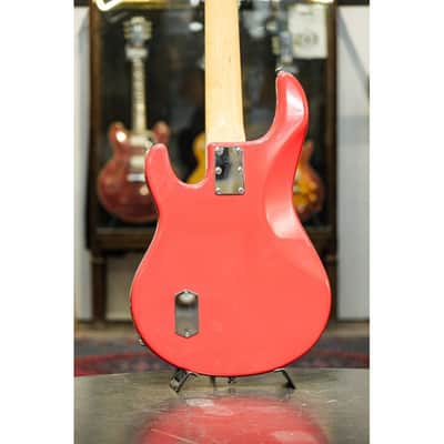 1988 Ernie Ball Music Man Stingray 5 fire engine red image 5