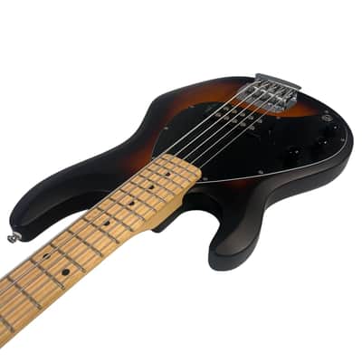 Sterling StingRay 5 SUB Series Left-Handed 5-String Bass Guitar - Sunburst image 6