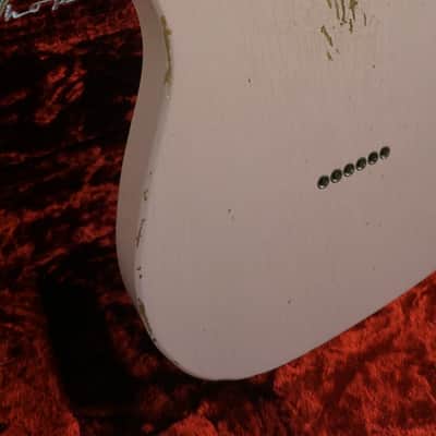 2019 Fender Custom Shop Limited Edition NAMM ‘63 Telecaster Relic Shell Pink Matching Headstock | 1-of-1 Custom Color Spec image 18