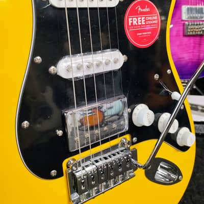 Squier - Affinity Stratocaster - Graffiti Yellow image 5