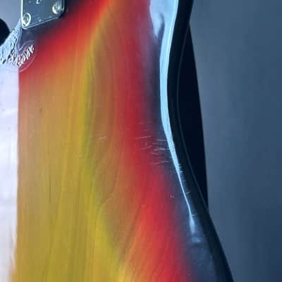 Vintage 1974 Fender Mustang 3 Color Sunburst w/OHSC TSU21018 image 18