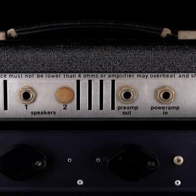Pre-Owned 1970's Sunn Concert Bass Amp Head - Silverface image 8