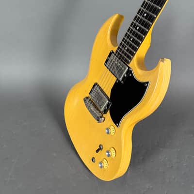 1983 Gibson SG Special PAT NR PUs TV yellow white Chainsaw inkl. Case image 9