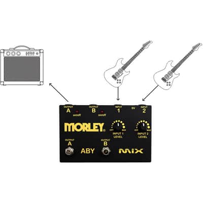 Morley Gold Series ABY MIX 2-Channel Mixer Pedal image 3