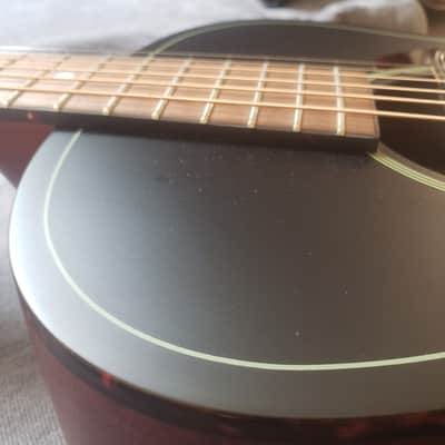 Gretsch Jim Dandy | Deltoluxe Parlor | All Satin finish Black top over Mahogany | Serial No. IWA2418645 image 20