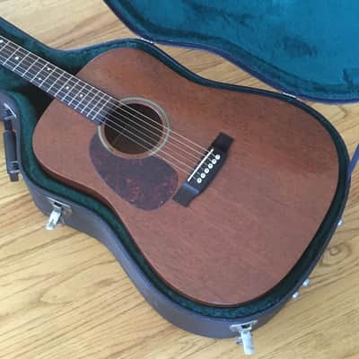 Lefty Vintage C.F. Martin D15 Mahogany Dreadnought Acoustic Guitar Left Solid Woods USA OHSC Polished Finish Relic image 2