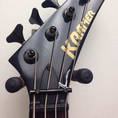 Kramer Spector P/J Style Bass 80's Hot Pink image 2