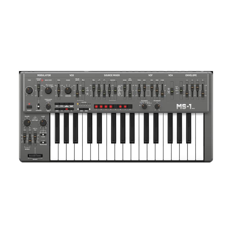 Behringer MS-1 MK II-GY Monophonic Analog Synthesizer Grey image 1