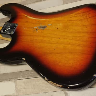 Fender Custom Shop Time Machine '58 Precision Bass Relic - Super Faded Aged Chocolate 3-Color Sunburst image 8