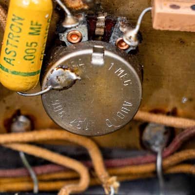 1959 Fender Tremolux Tweed Vintage Tube Amp 5G9 Circuit w/ Jensen P12P Alnico, Serviced image 15