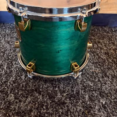 Yamaha Maple Custom 10x9 Emerald Green image 2