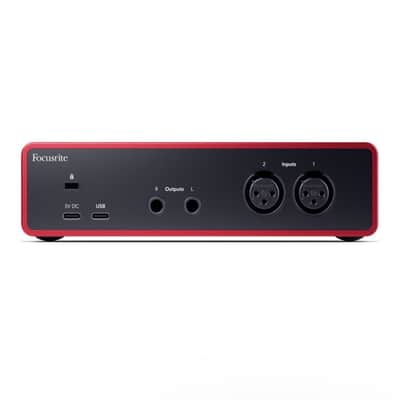 Focusrite Scarlett Solo 3rd Gen USB Audio Interface 2019 - Present - Red / Black image 2