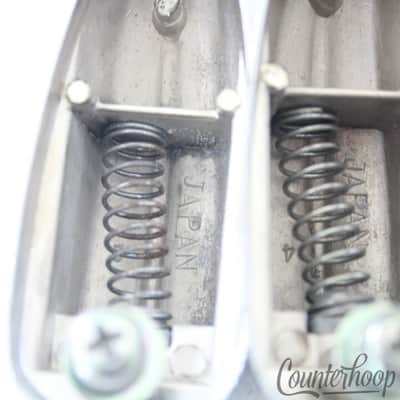 *Pearl 8x Bass Drum Lugs Chrome Metric 2 3/8" Japan Wood-Fiberglass Vintage 70s* image 4
