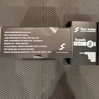 Two Notes Torpedo Captor Loadbox/Attenuator/DI - 8 Ohm 2010s - Black image 5