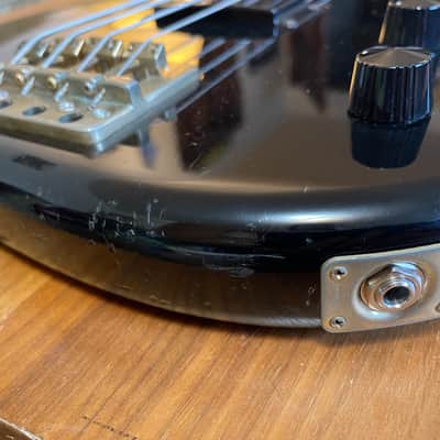 ONE DAY SALE Aria Pro II  RSB Deluxe Bass 1984 Black Made in Japan John Taylor / Cliff Burton image 7