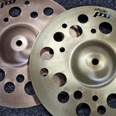 Mini Hi-Hat Cymbals 10" Paiste PSTX Swish USED! RKPXT010826 image 2