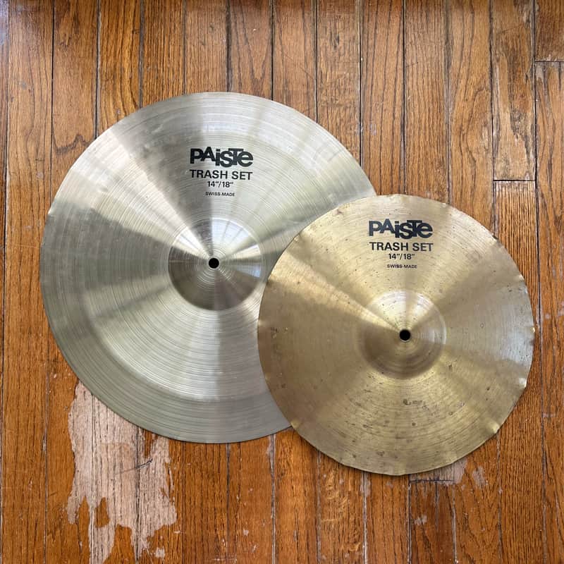 Paiste 14" 18" Noiseworks TRASH SET Cymbal image 1