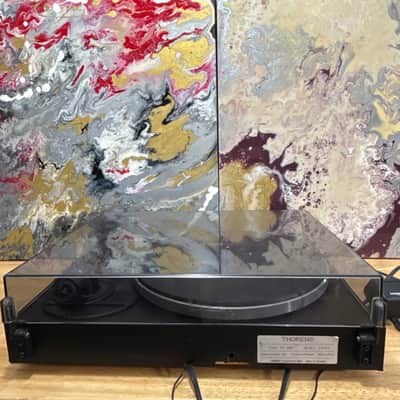 Thorens TD 280 Black Made In Germany turntable Anti Skating Tone Arm Audiophile image 18