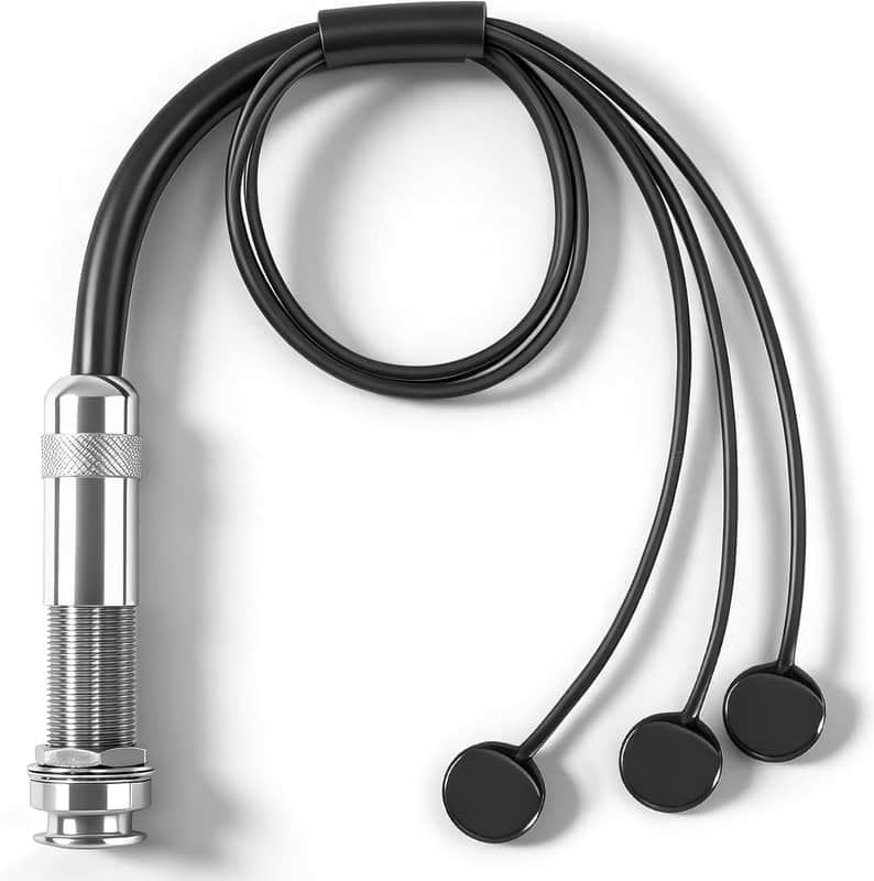 Mini Acoustic Guitar Pickup, Passive Piezo Acoustic Pickup with Three Balanced, Piezo Pickup for Acoustic Guitars, GS Mini & Journey Collapsible Models, Steel String Acoustic Guitar, Ukulele image 1