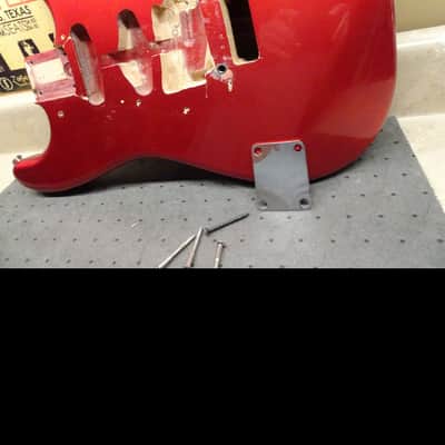 Fender Stratocaster 1988 -MIJ Japan-Floyd Rose ready- Candy Apple Red Metallic image 11