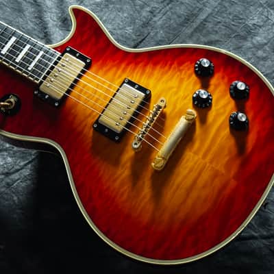 ESP Edwards E-LP-120CD/QM Les Paul Custom 2012 - Cherry Sunburst - VERY GOOD condition image 2
