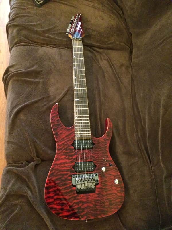 Ibanez RG927QM Premium Red 7 String image 1
