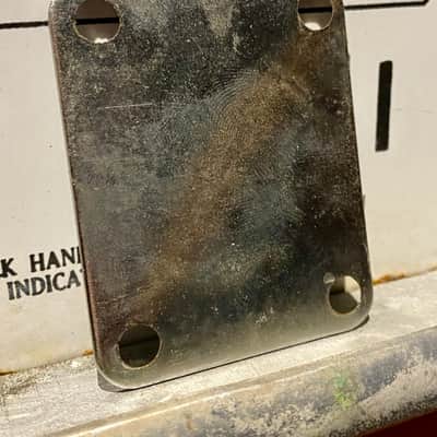Circa 1957 Fender Stratocaster or Precision Bass guitar neck plate image 2