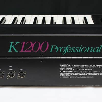 Vintage 1989 Kurzweil K1200 Professional Keyboard w/ Footswitch & Gig Bag #28810 image 9